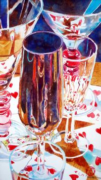 Champagne & Hearts.