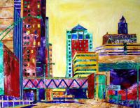 Downtown Des Moines #3 (Skywalk/Civic Center).