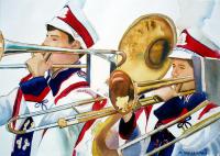 Trombones.