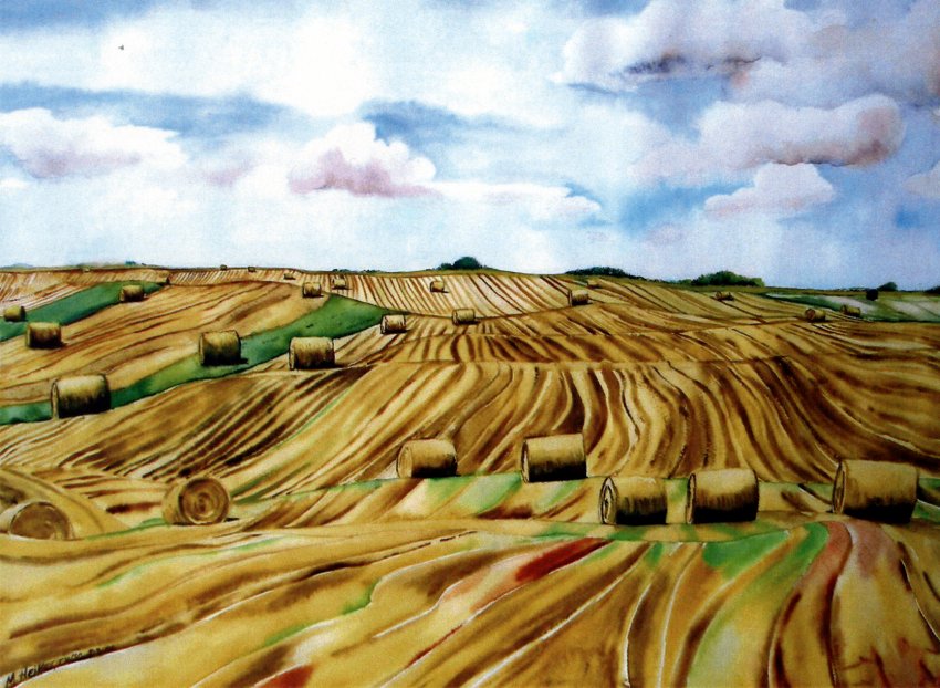 Hay Bales Landscape