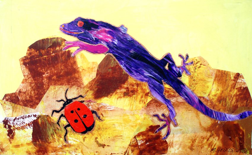 Lizard & Ladybug