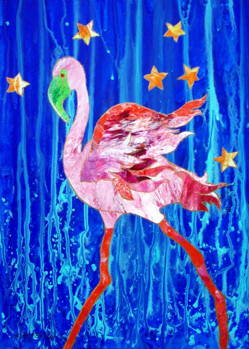 Flamingo & Stars