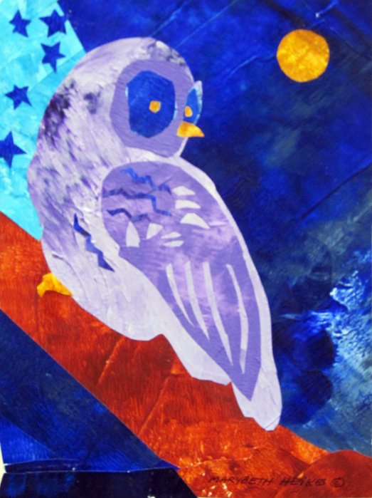 Starry Owl, Full Moon