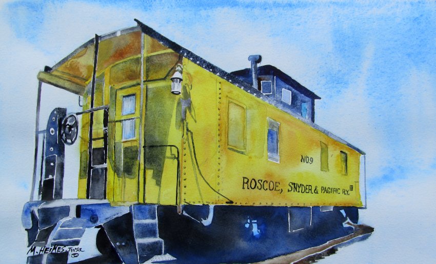 Roscoe, Snyder & Pacific Caboose #9