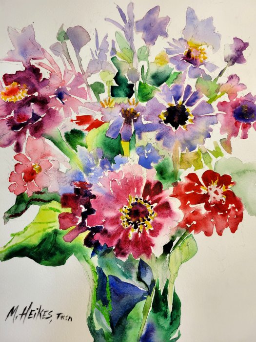 Zesty Zinnias #2
